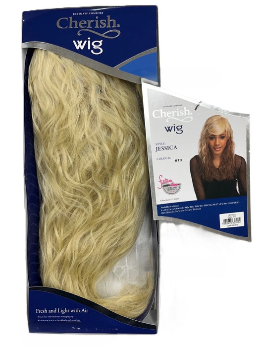 Cherish Synthetic Natural Look Long Wavy Curly Hair Wig - Jessica