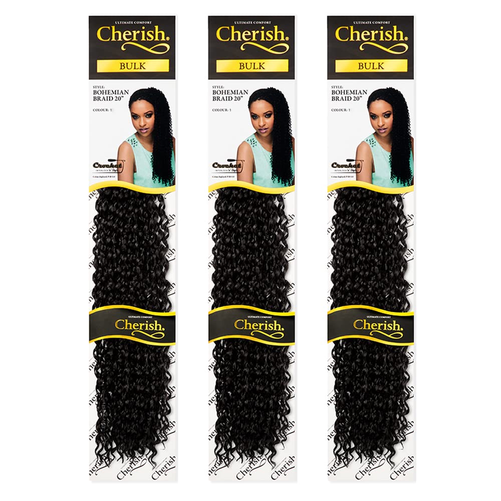 Cherish Synthetic Crochet Extension Braid - Bohemian Bulk 20 Inch