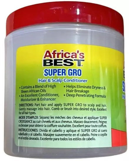 Africas Best - Super Grow Hair & Scalp Conditioner 5.25oz