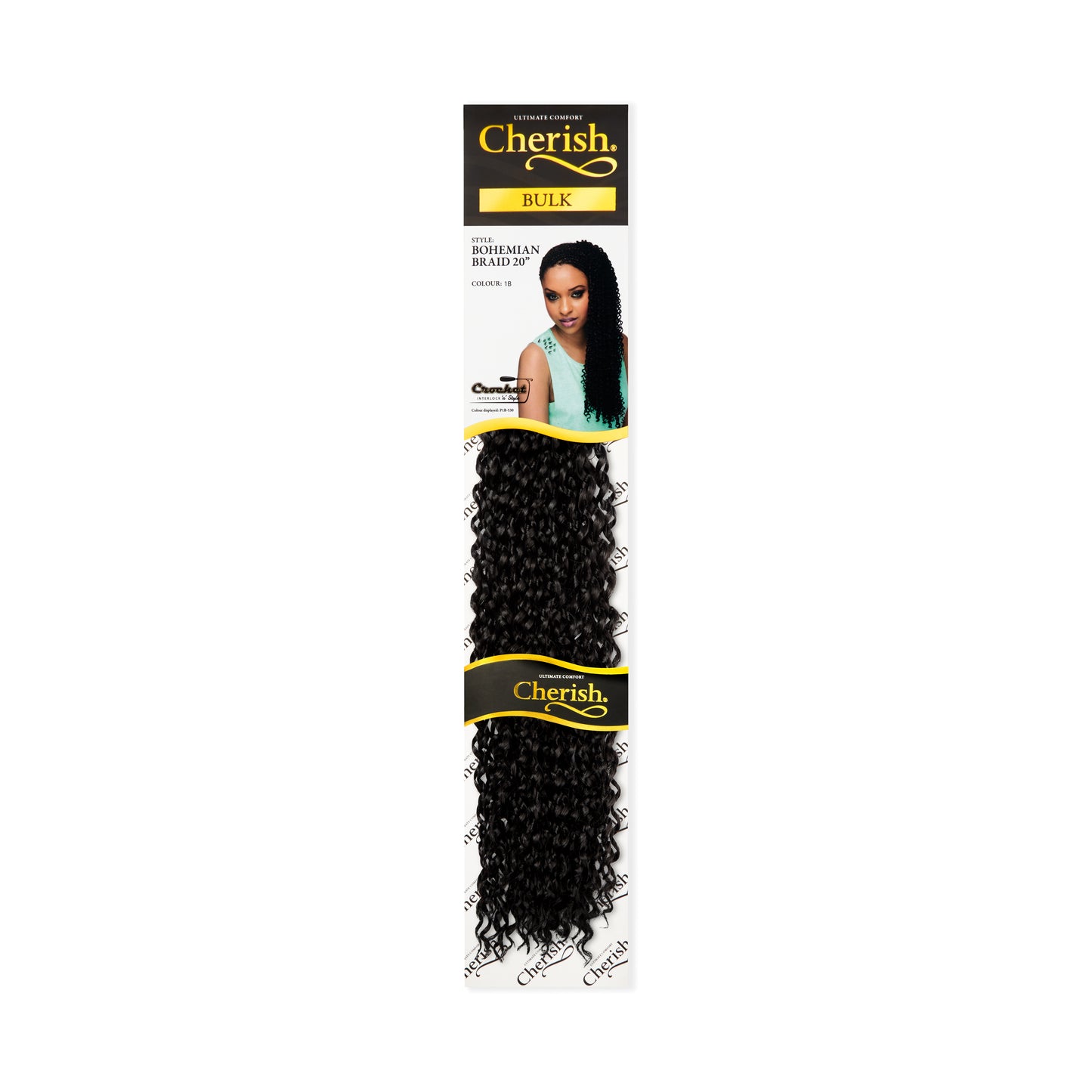 Cherish Synthetic Crochet Extension Braid - Bohemian Bulk 20 Inch