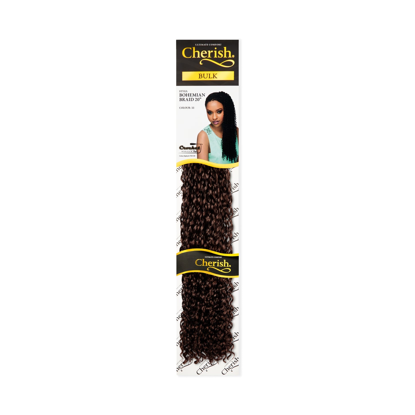 Cherish Synthetic Crochet Extension Braid - Bohemian Bulk 20 Inch