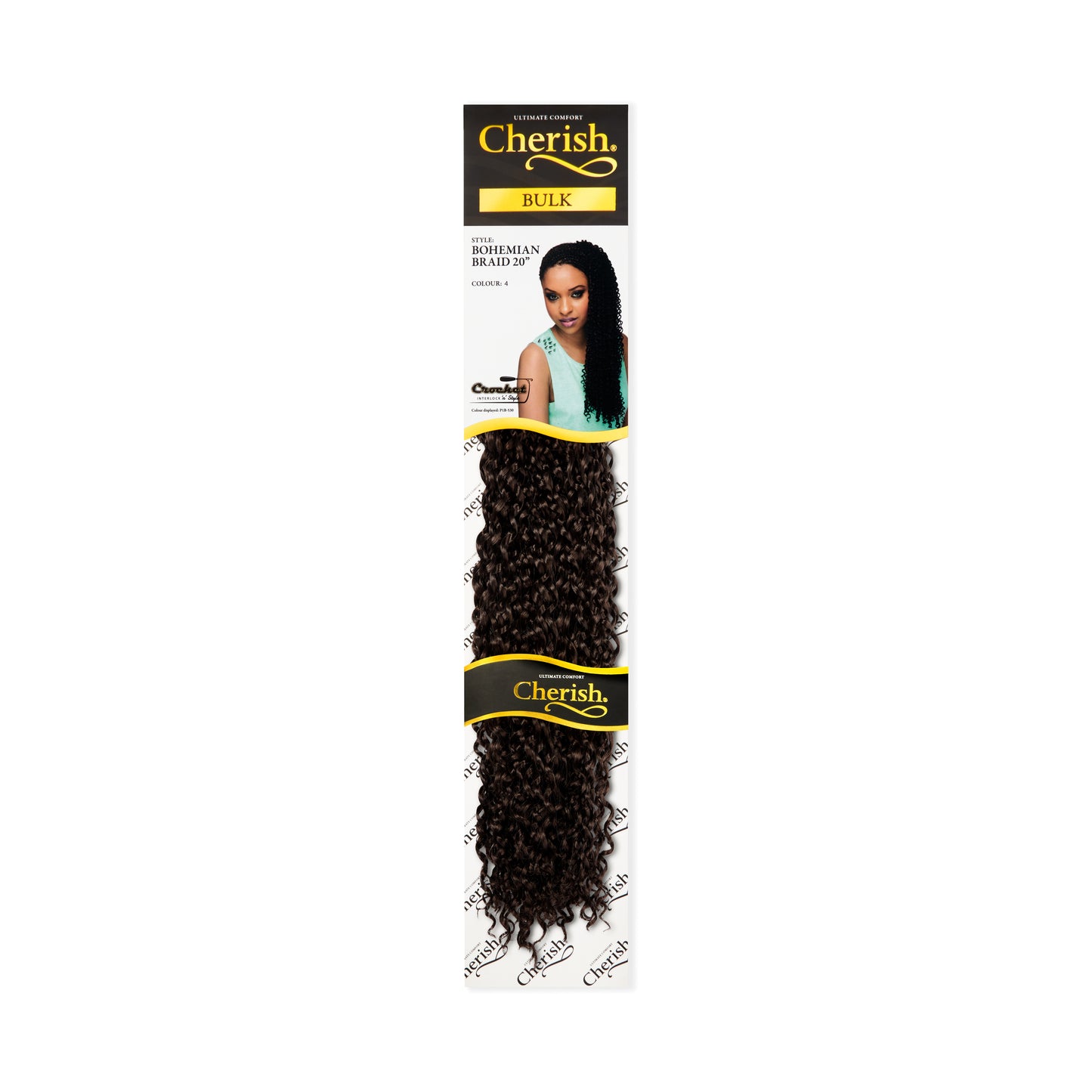 Cherish Synthetic Crochet Extension Braid - Bohemian Bulk 20 Inch
