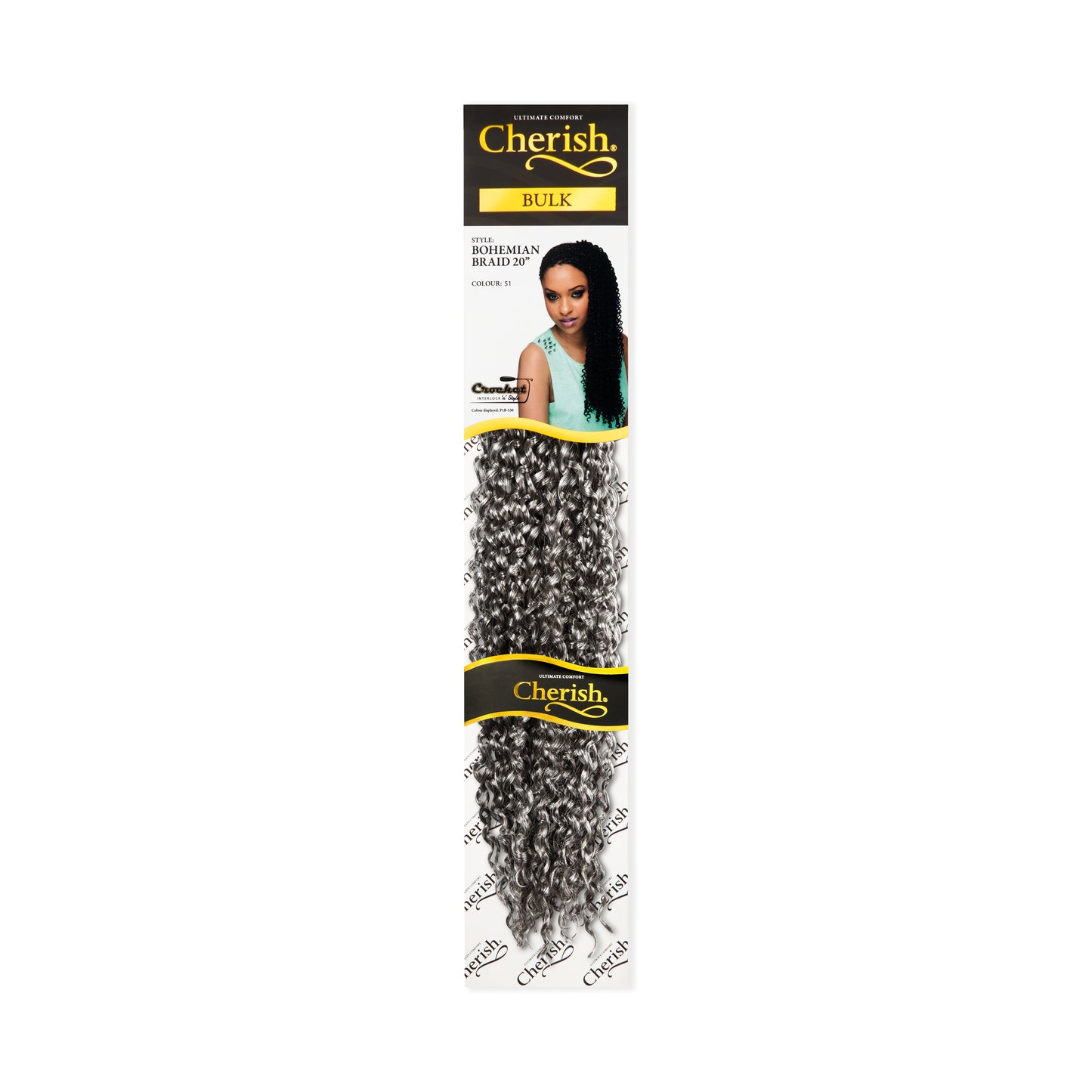 Cherish Synthetic Crochet Extension Braid - Bohemian Bulk 20 Inch