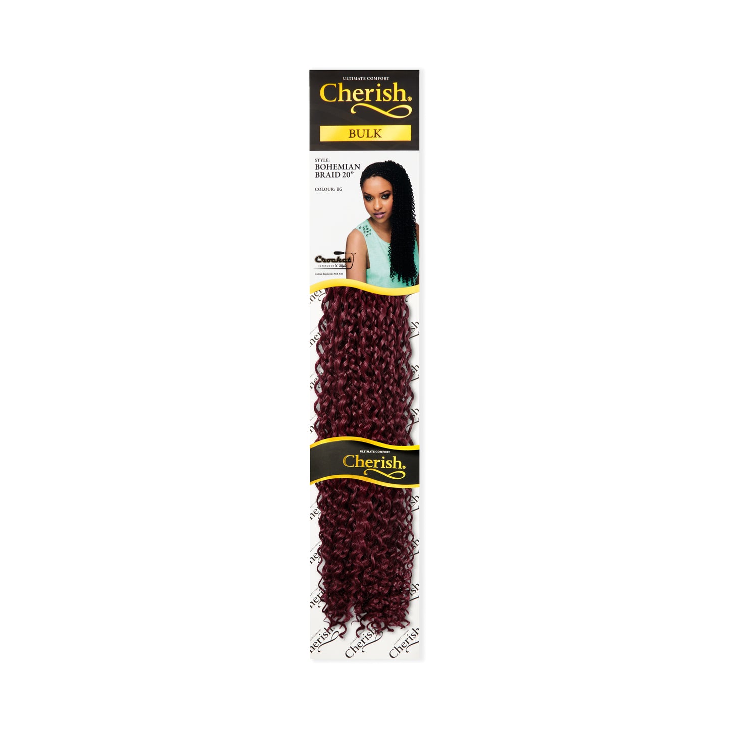 Cherish Synthetic Crochet Extension Braid - Bohemian Bulk 20 Inch