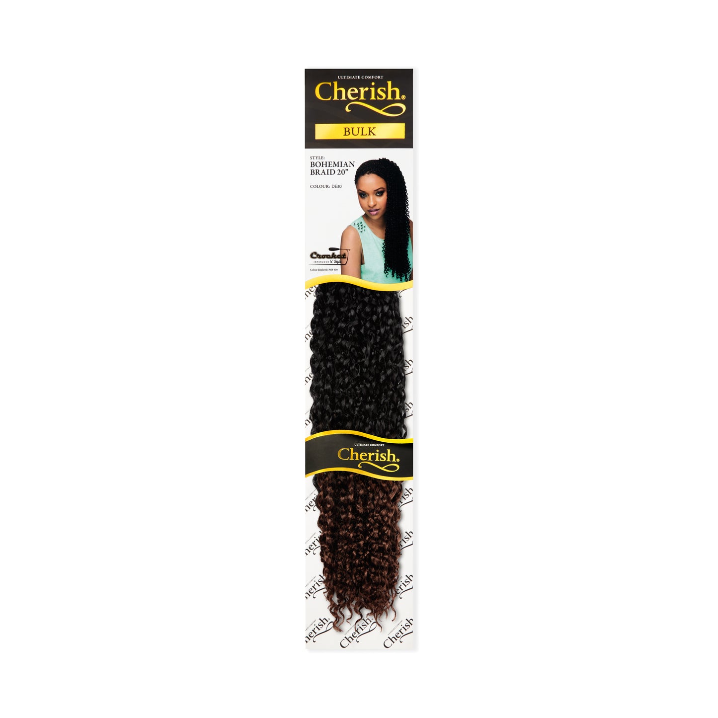 Cherish Synthetic Crochet Extension Braid - Bohemian Bulk 20 Inch