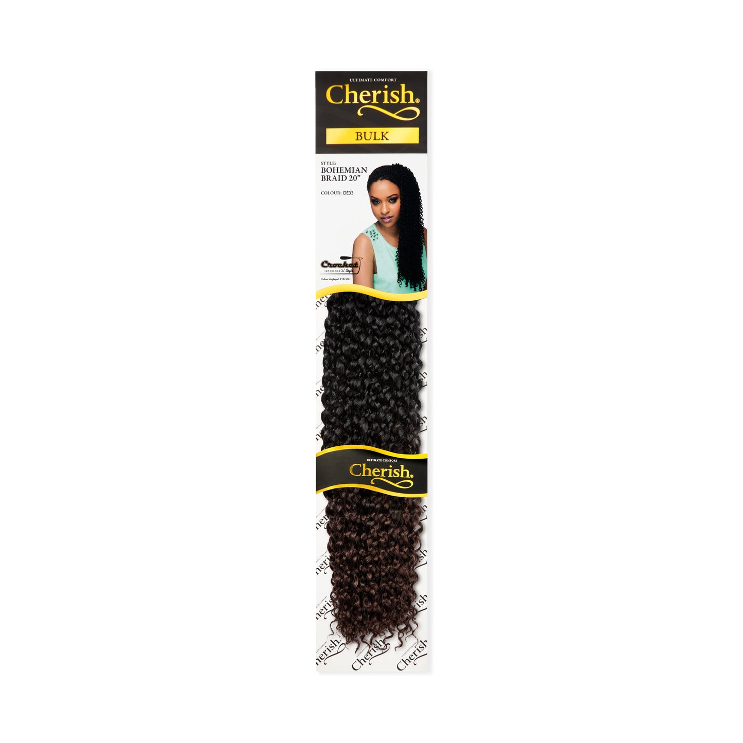 Cherish Synthetic Crochet Extension Braid - Bohemian Bulk 20 Inch