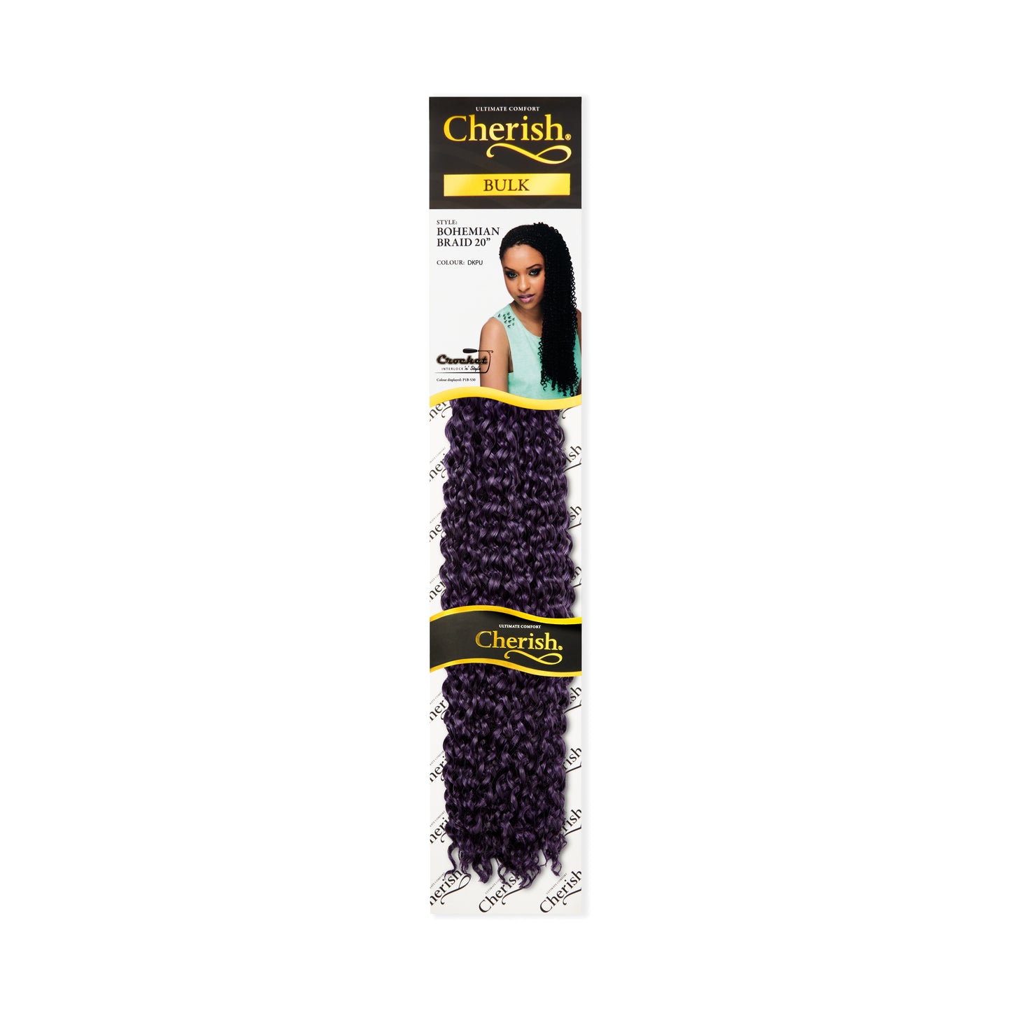 Cherish Synthetic Crochet Extension Braid - Bohemian Bulk 20 Inch