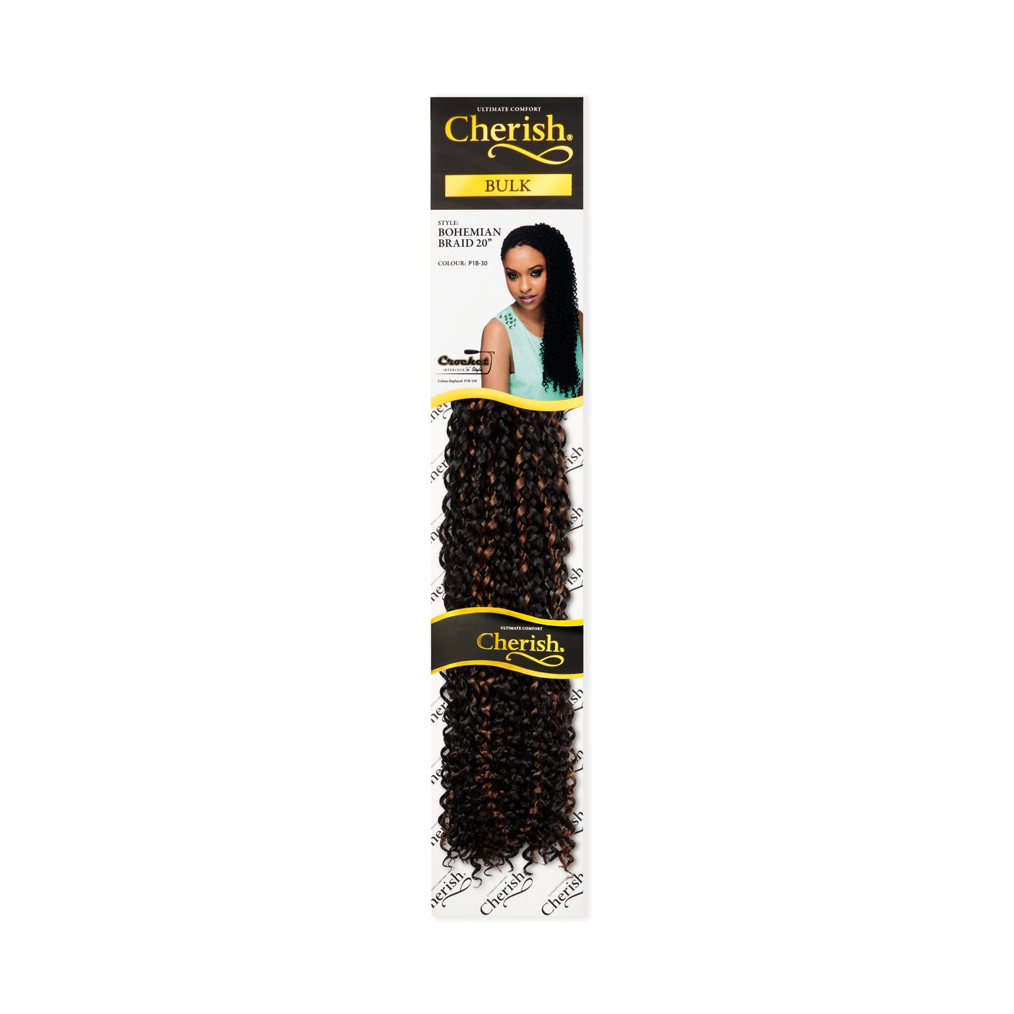 Cherish Synthetic Crochet Extension Braid - Bohemian Bulk 20 Inch
