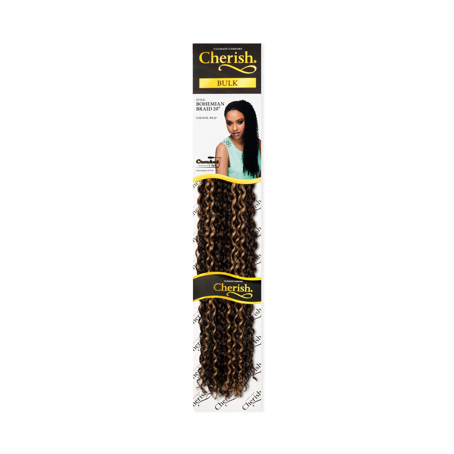 Cherish Synthetic Crochet Extension Braid - Bohemian Bulk 20 Inch