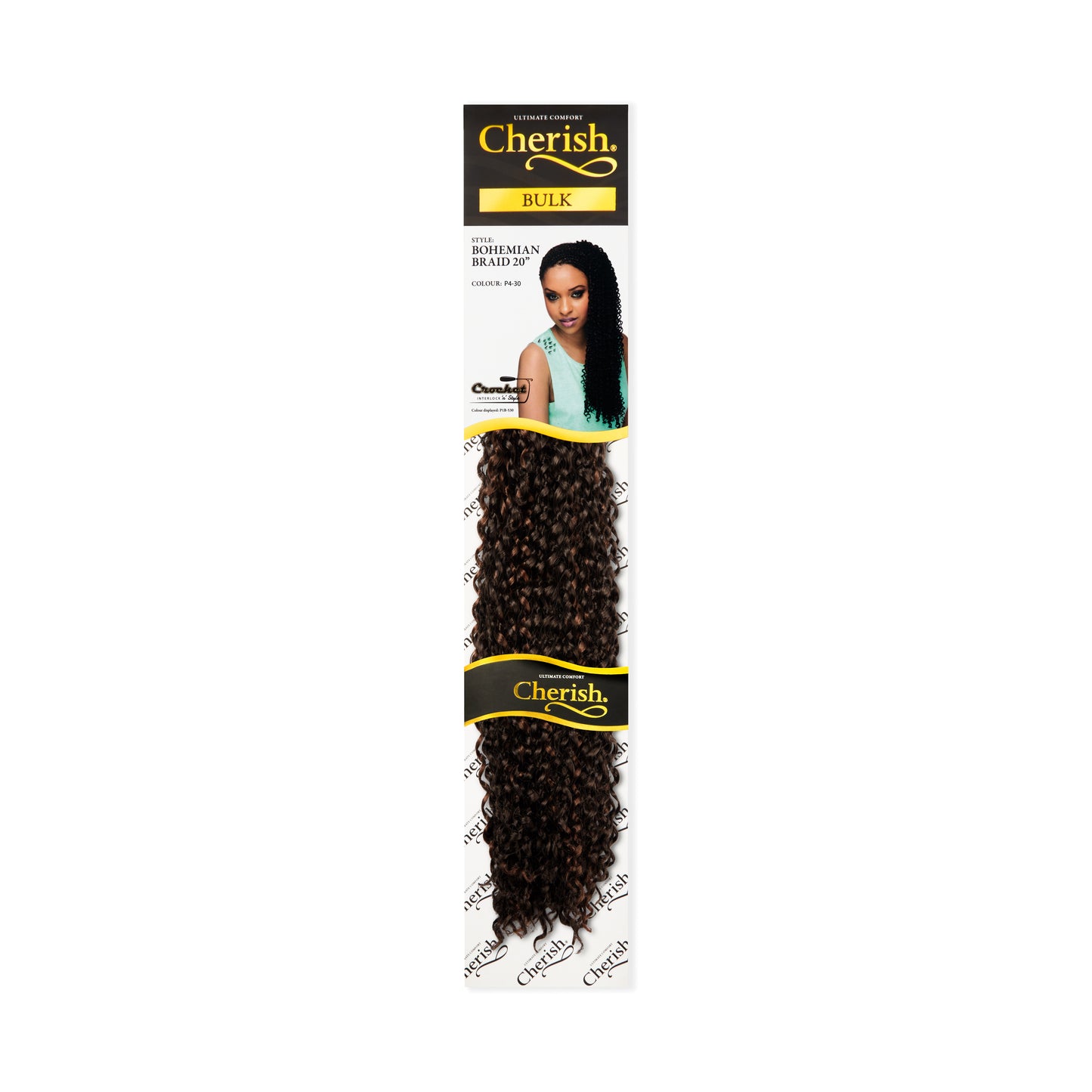 Cherish Synthetic Crochet Extension Braid - Bohemian Bulk 20 Inch