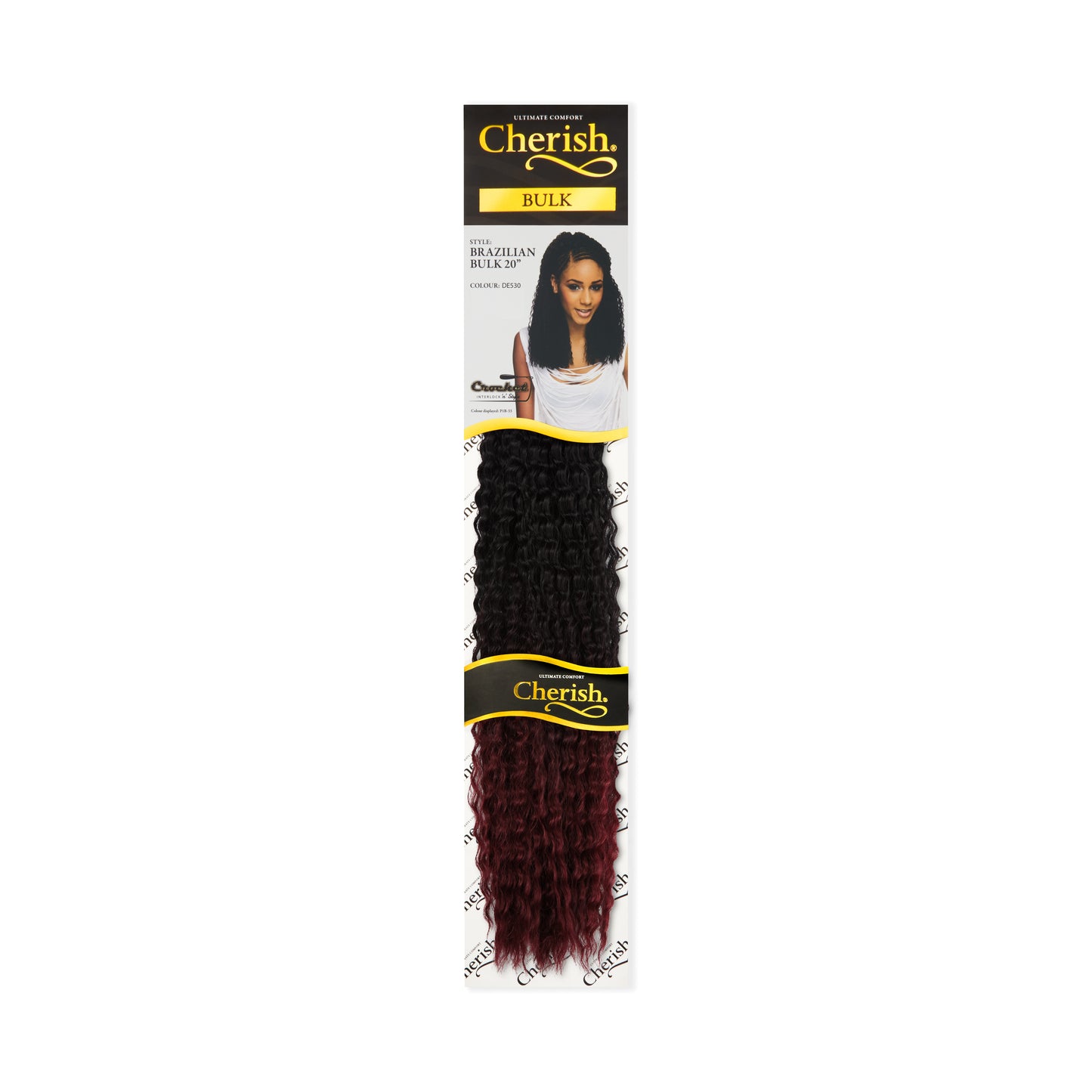 Cherish Synthetic Crochet Braid Curly Extension - Brazilian Bulk 20"