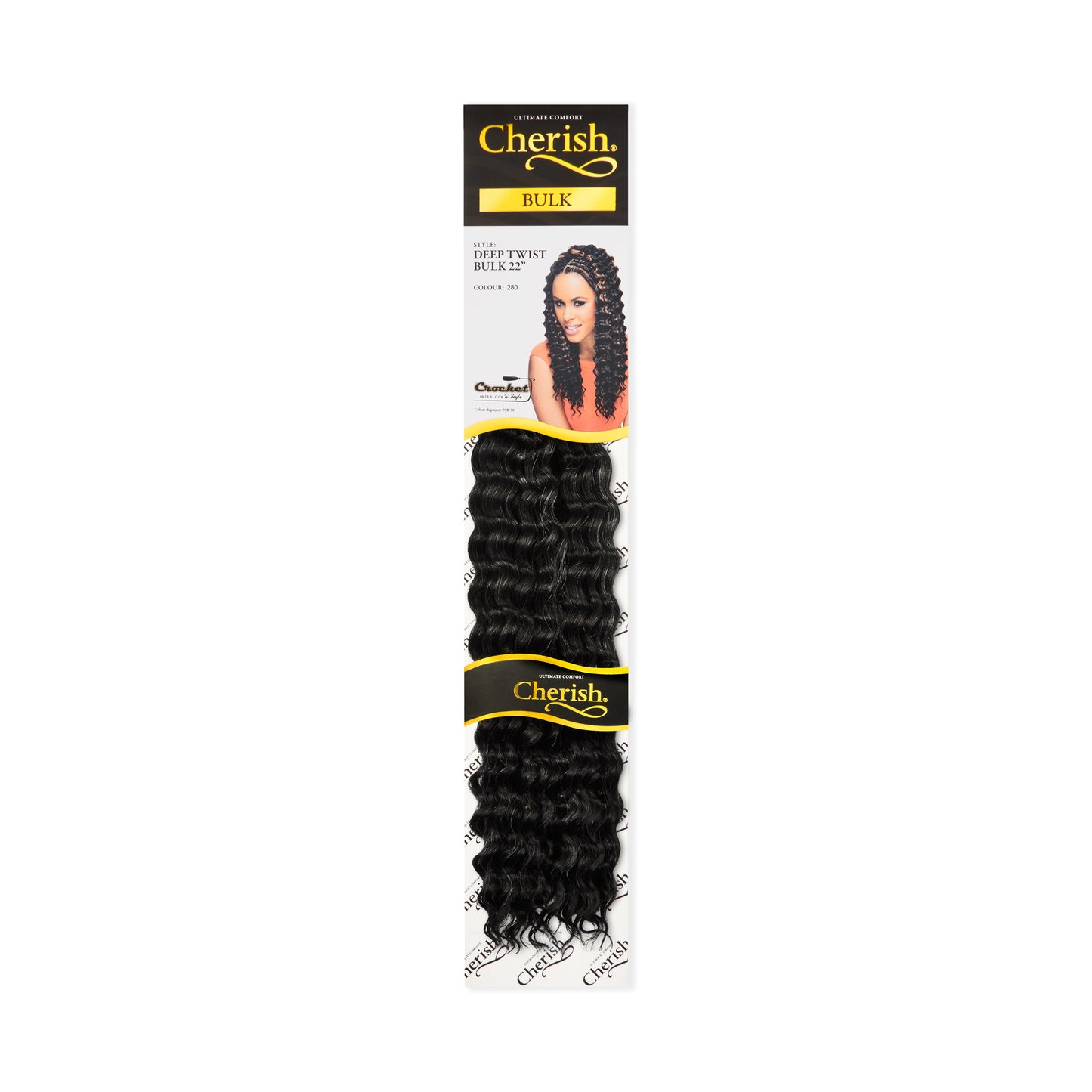 Cherish Synthetic Bulk Crochet Hair Extension Braids - Deep Twist 22 Inch