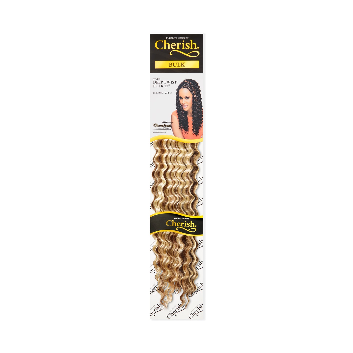 Cherish Synthetic Bulk Crochet Hair Extension Braids - Deep Twist 22 Inch