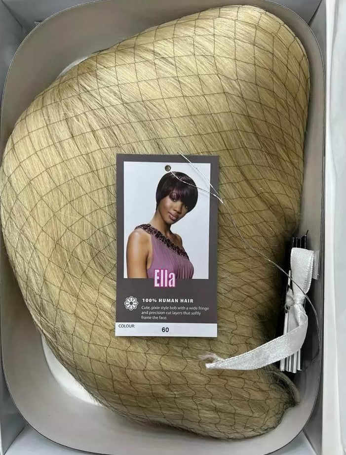 Sleek Human Hair Wig - Ella