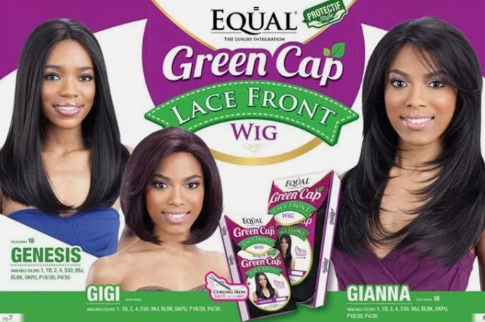 FreeTress Equal Green Cap Lace Front Wig - Gigi