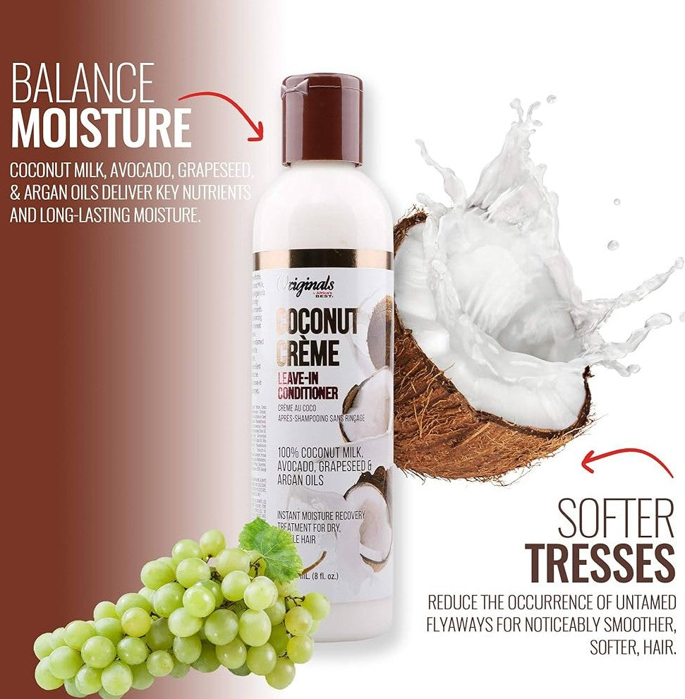 Africa’s Best Originals Coconut Cream Leave-in Conditioner 237ml