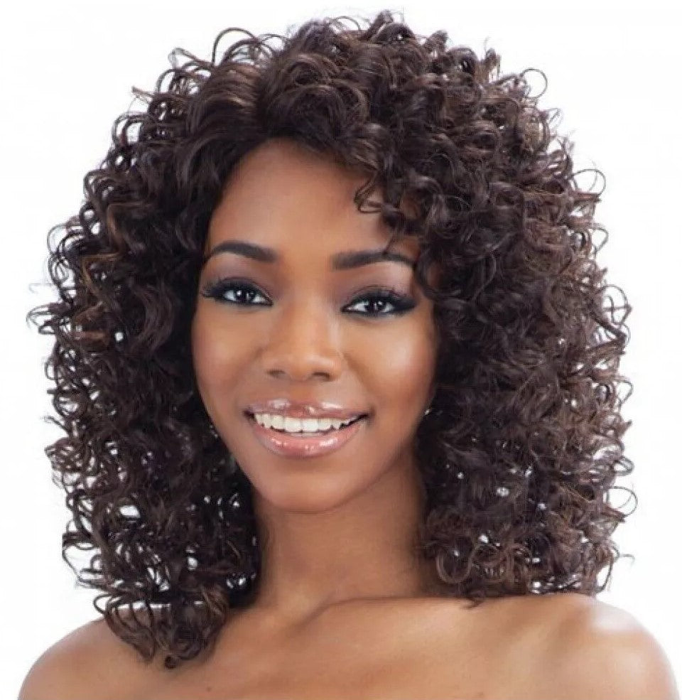 Freetress Equal Synthetic Deep Invisible L Part Lace Curly Hair Wig - Jaymie
