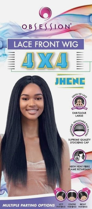 Obsession Synthetic Swiss HD 4x4 Lace Front Free Part Wig - JHENE