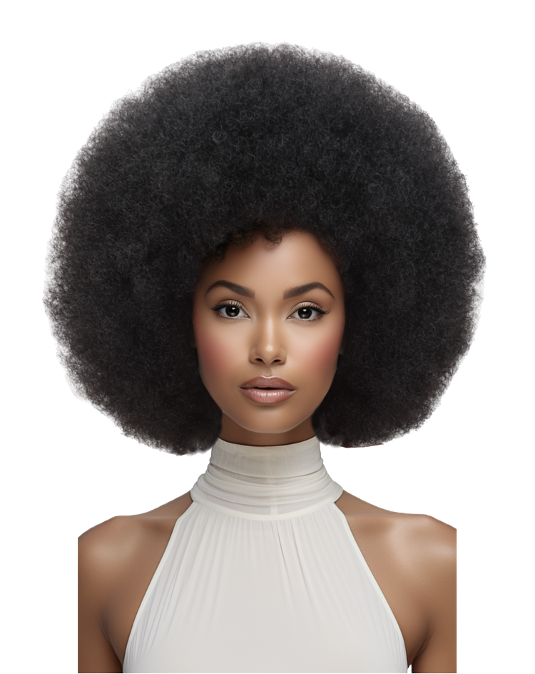 Sleek Synthetic Wig – Jumbo Afro