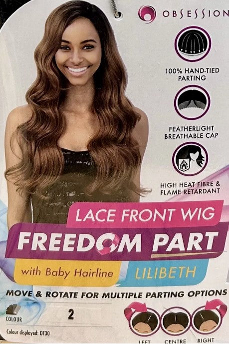 Obsession Synthetic Lace Front Free Part Hand Tied Wig - Lilibeth