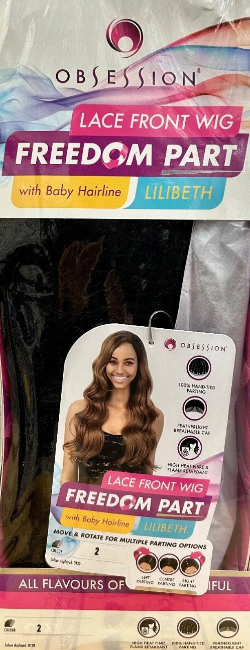 Obsession Synthetic Lace Front Free Part Hand Tied Wig - Lilibeth