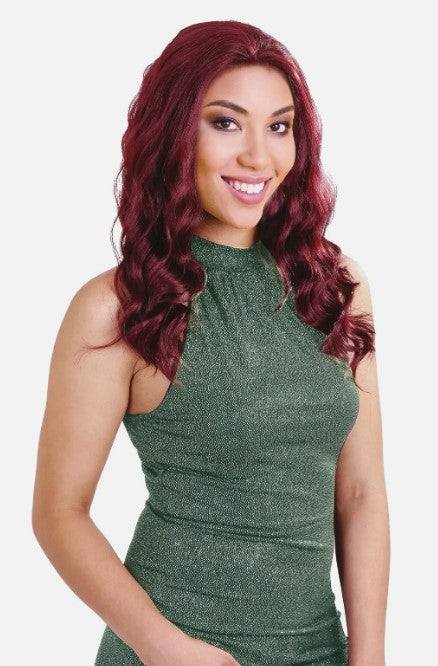 Obsession Brazilian Mystery Genius Fusion Human Hair Swiss Lace Wig - Madiha 20"