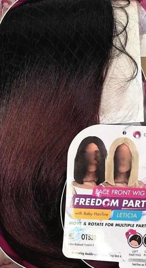 Obsession Synthetic Lace Front Free Part Hand Tied Wig - Leticia