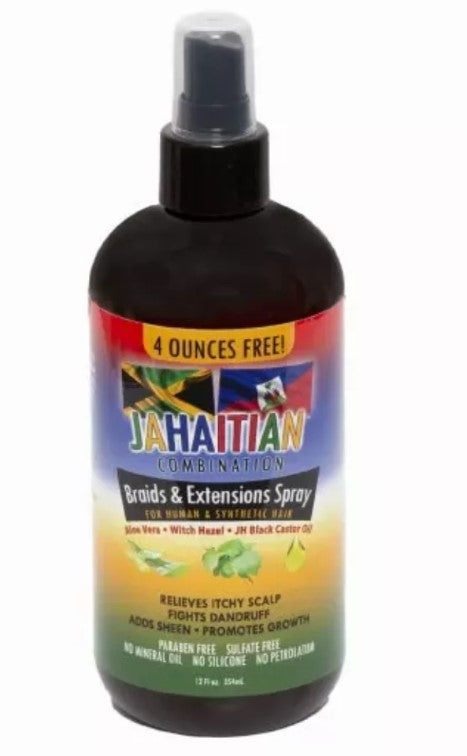 Jahaitian Braids and Extensions Spray 12oz