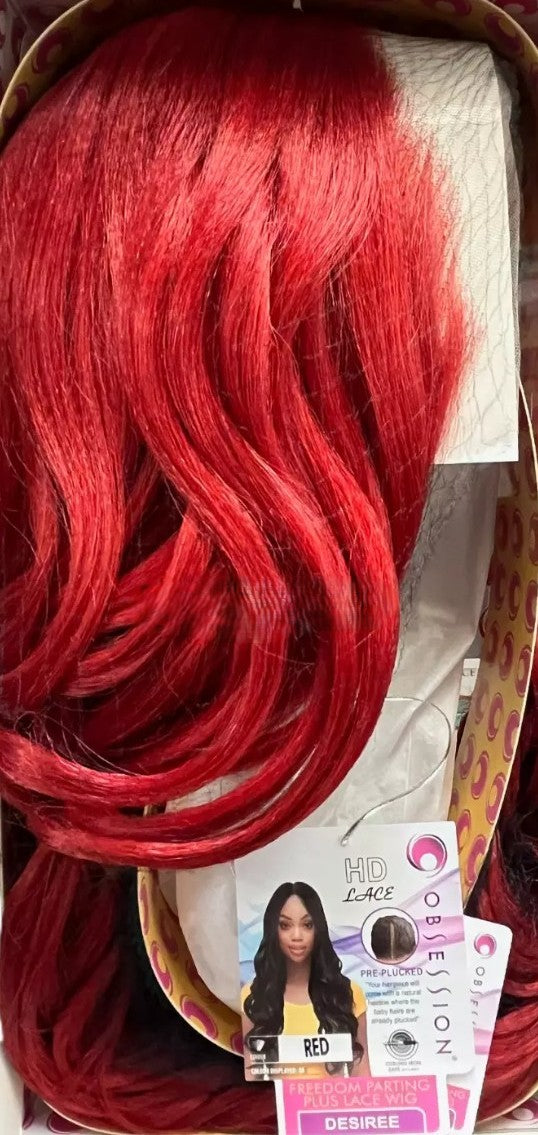 Obsession Synthetic Freedom Parting Plus HD Lace Wavy Hair Wig - Desiree