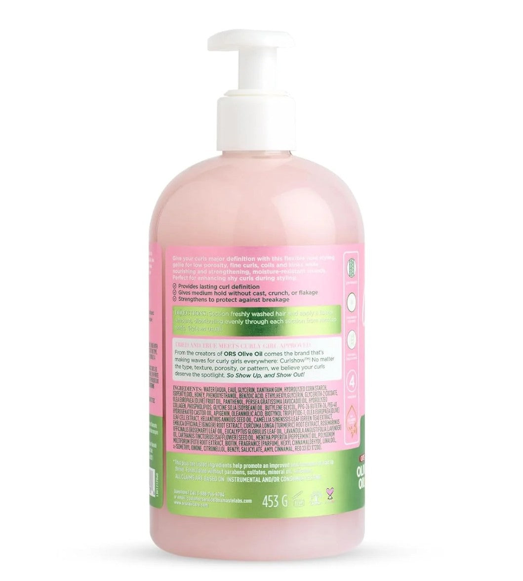 ORS Olive Oil Curlshow Curl Creator Infused with Collagen & Avocado Oil 453g