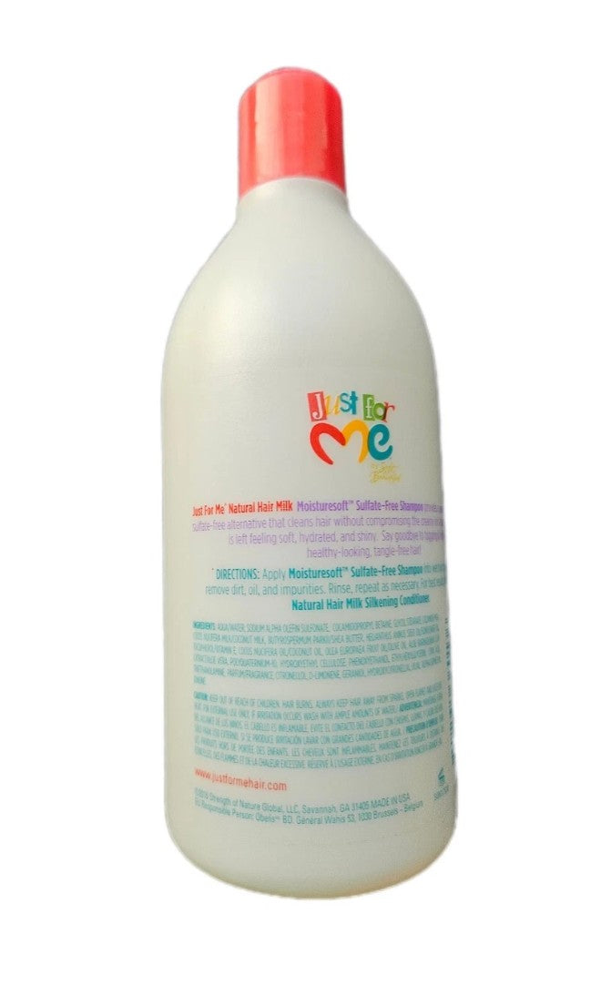 Just For Me Natural Hair Milk Sulphate Free Moisturesoft Shampoo 399ml