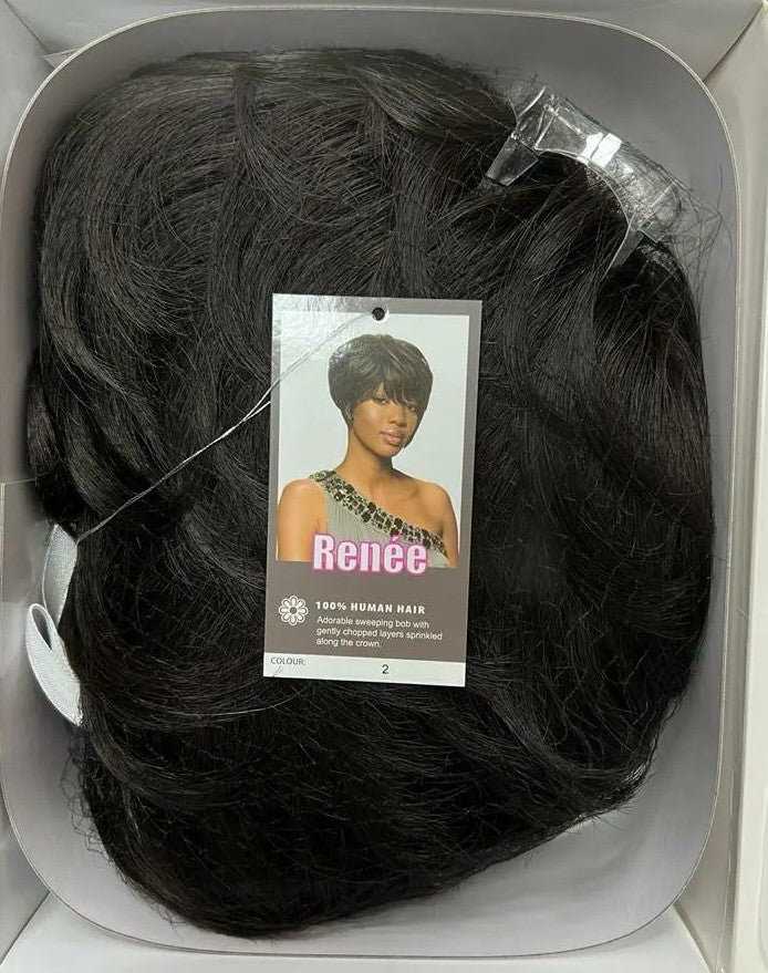Sleek Human Hair Wig - Renee