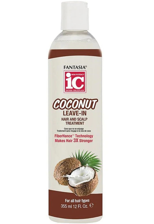 Fantasia IC Coconut Leave-In Hair & Scalp Treatment 355ml