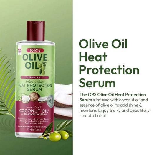 ORS Olive Oil Heat Protection Hair Serum Infused With Coconut Oil 177ml