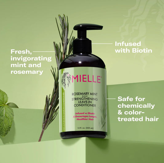 Mielle Rosemary Mint Strengthening Leave-In Conditioner 355ml