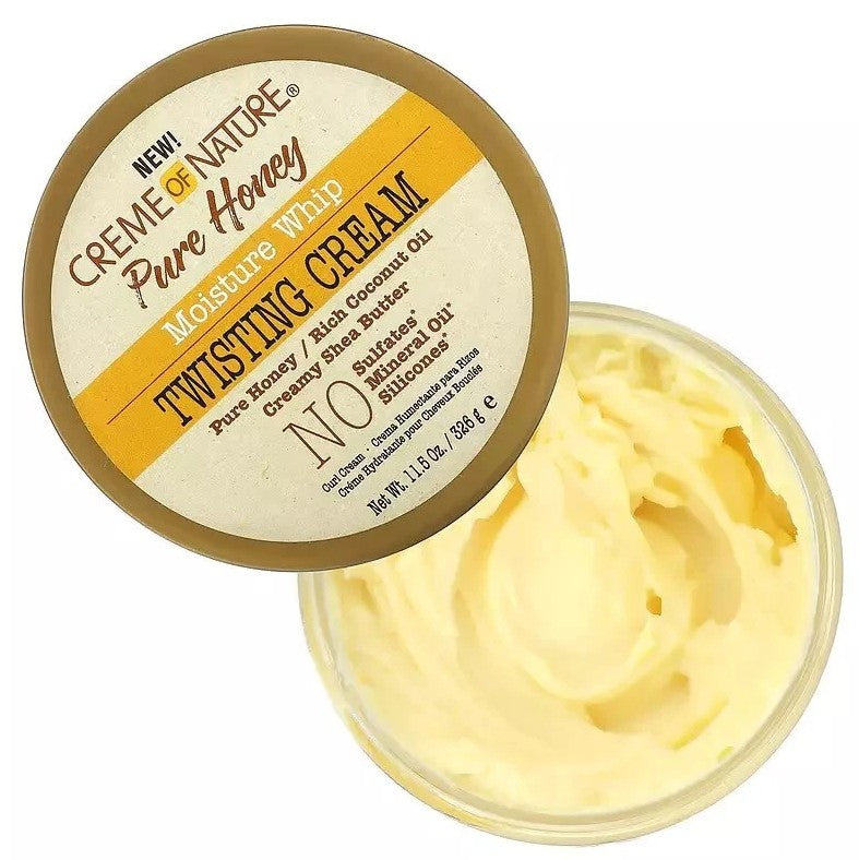 Creme of Nature Pure Honey Moisture Whip Twisting Cream 326g