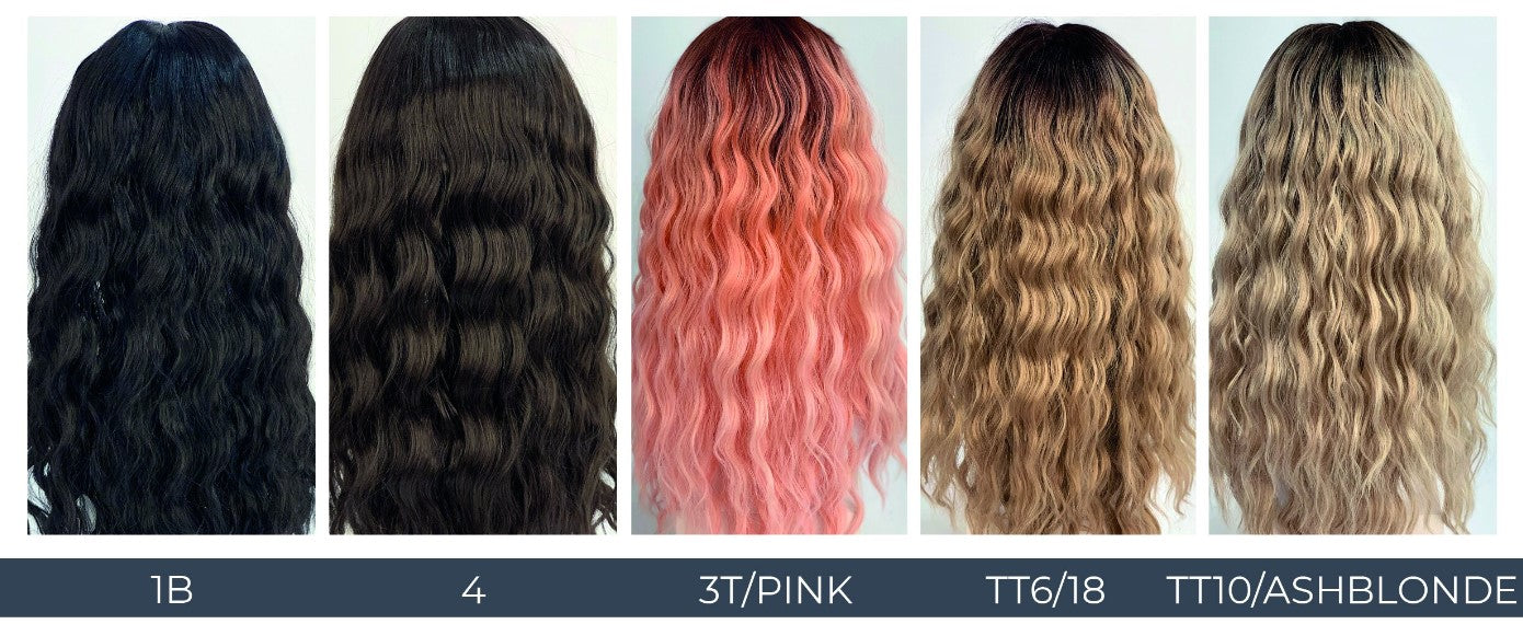 Sleek Human Hair Blend Wig - Paisley