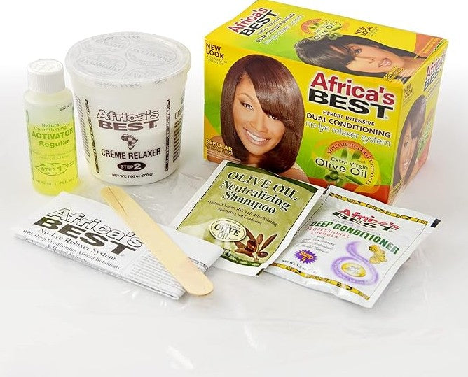 Africa's Best Herbal Intensive Dual Conditioning Relaxer System Regular