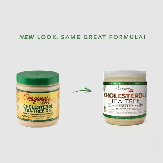 Africa's Best Originals Cholesterol Tea Tree Oil Leave-In or Rinse-Out Conditioner 426g