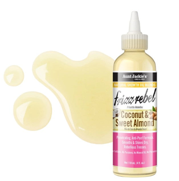 Aunt Jackies Frizz Rebel Coconut & Sweet Almond Oil 118ml