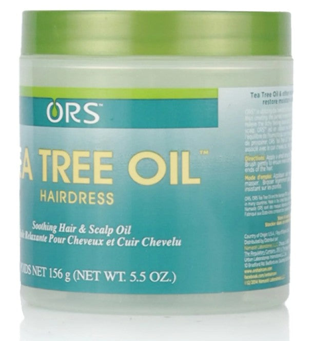 ORS Tea Tree Oil Hairdress Soothing Hair & Scalp Oil 156g