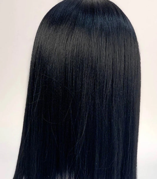 Sleek Spotlight Synthetic Luxurious Lace Parting Wig - Veradis