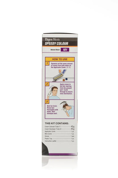Bigen Men’s Speedy Colour - 101 - Natural Black