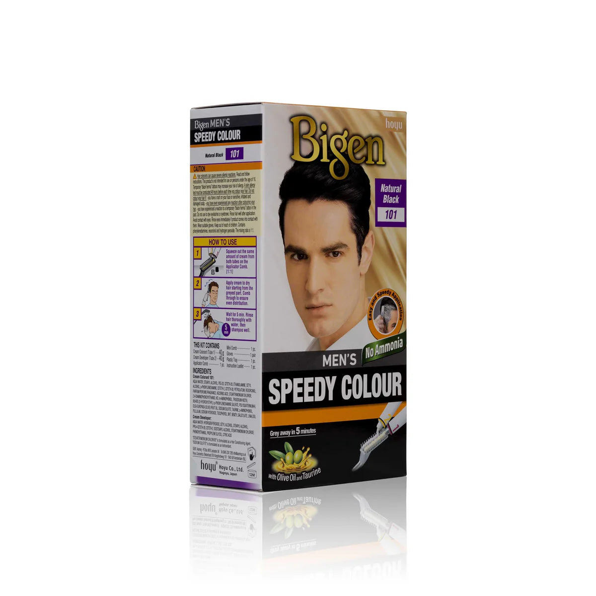 Bigen Men’s Speedy Colour - 101 - Natural Black