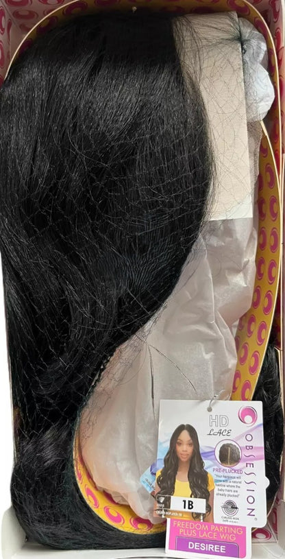 Obsession Synthetic Freedom Parting Plus HD Lace Wavy Hair Wig - Desiree