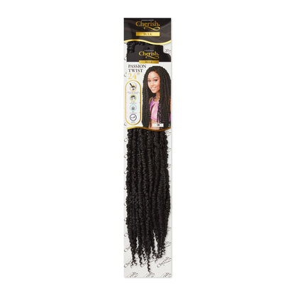CHERISH CROCHET BRAID CURLY PRE LOOPED HAIR EXTENSION - PASSION TWIST 24''