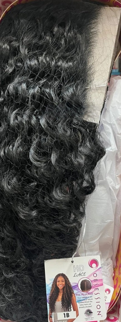 Obsession Synthetic Freedom Parting Lace Curly Hair Wig - Normani