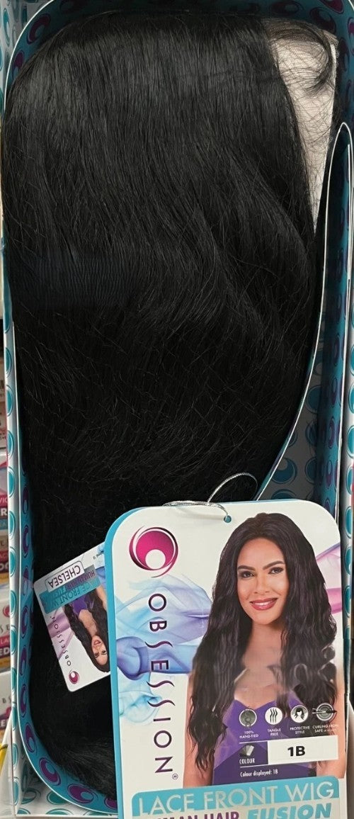 Obsession Lace Front Human Hair Fusion Wig - Chelsea