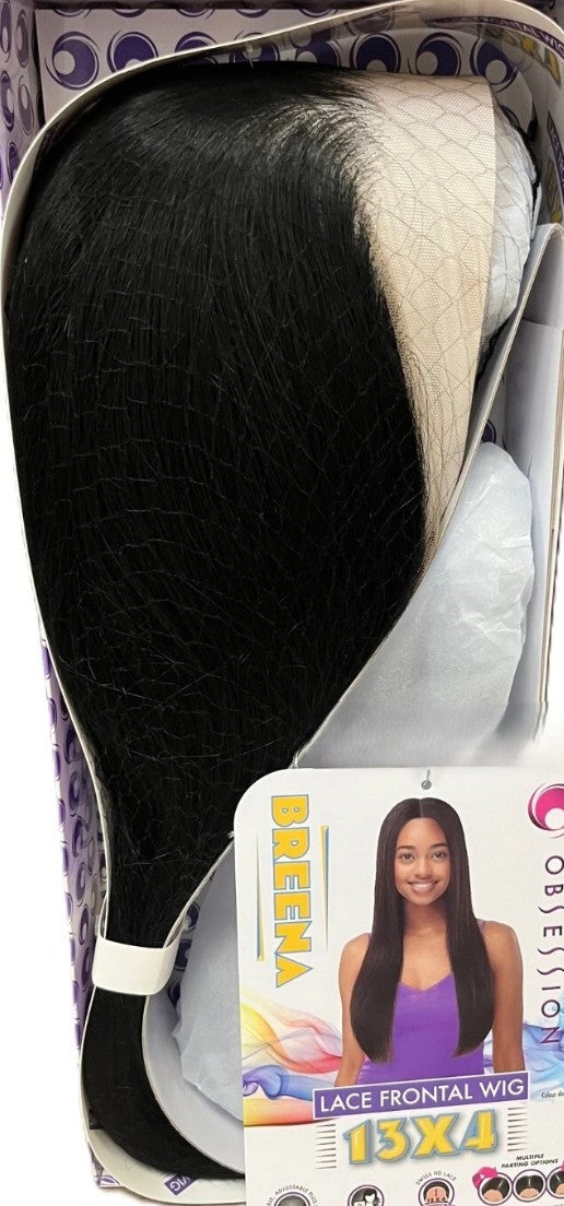 Obsession Synthetic Swiss Lace Front Free Part HD 13x4 Lace Wig - Breena