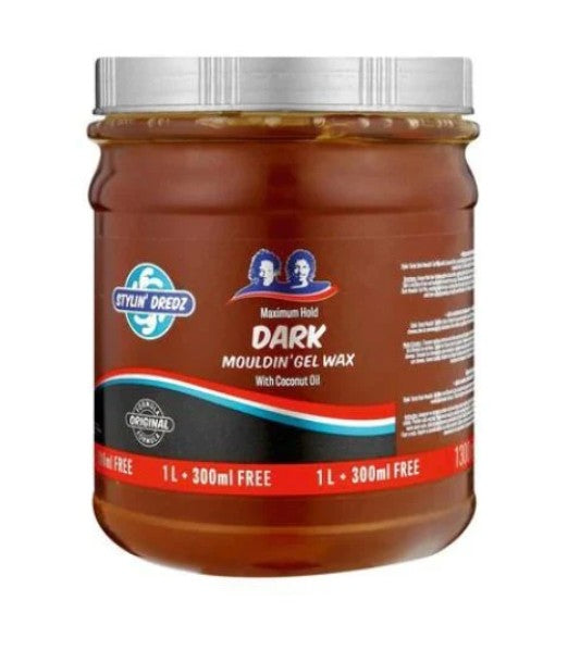 Stylin Dredz Dark Mouldin Gel Wax Maximum Hold